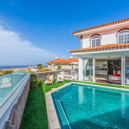 Luxury White Villa With Sea View, Heated Pool Costa Adeje  Extérieur photo
