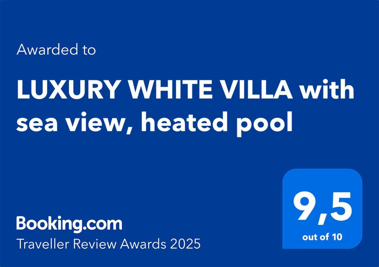 Luxury White Villa With Sea View, Heated Pool Costa Adeje  Extérieur photo