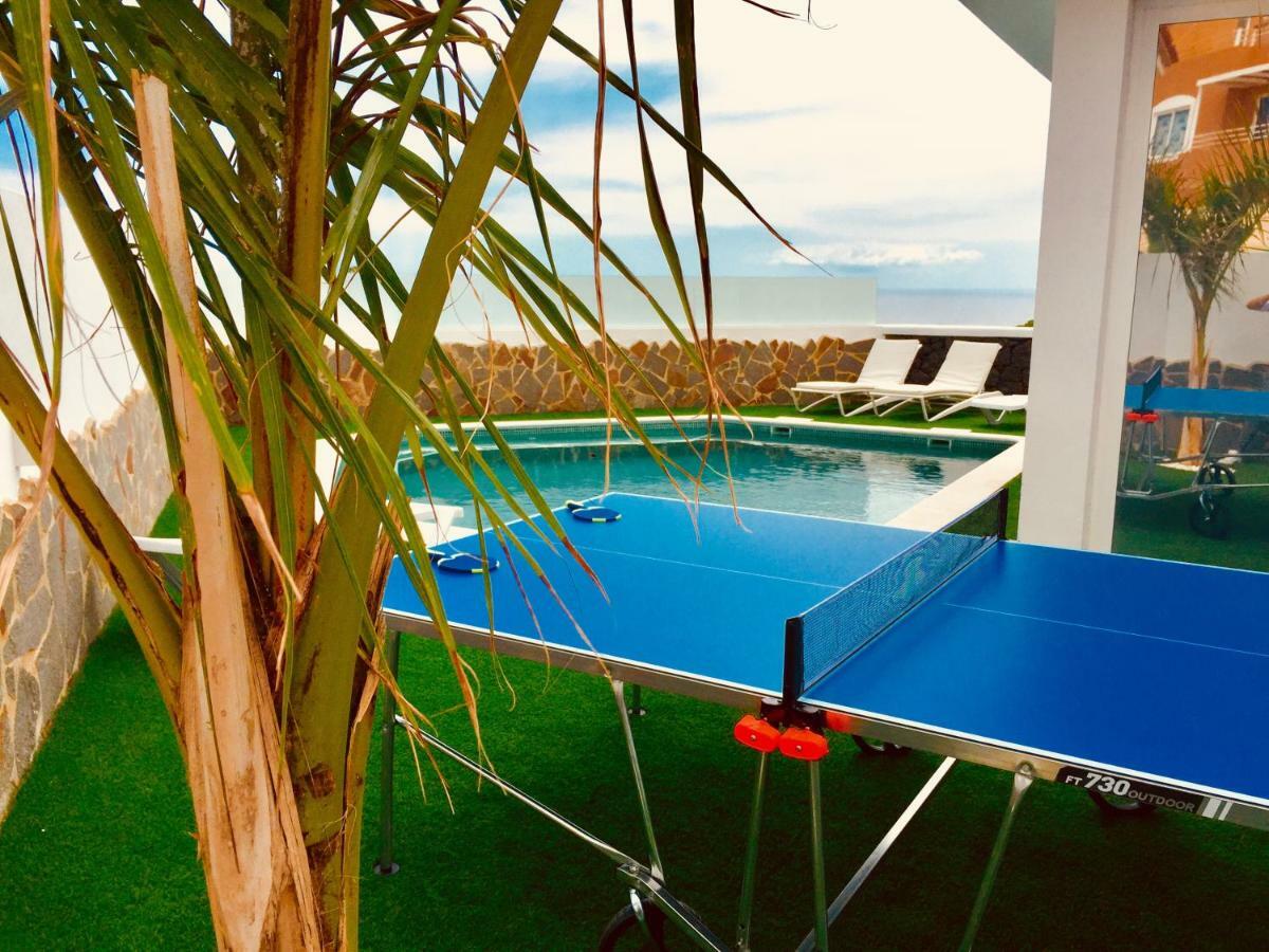 Luxury White Villa With Sea View, Heated Pool Costa Adeje  Extérieur photo