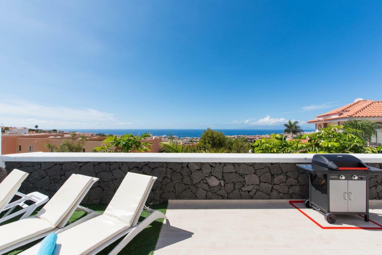 Luxury White Villa With Sea View, Heated Pool Costa Adeje  Extérieur photo