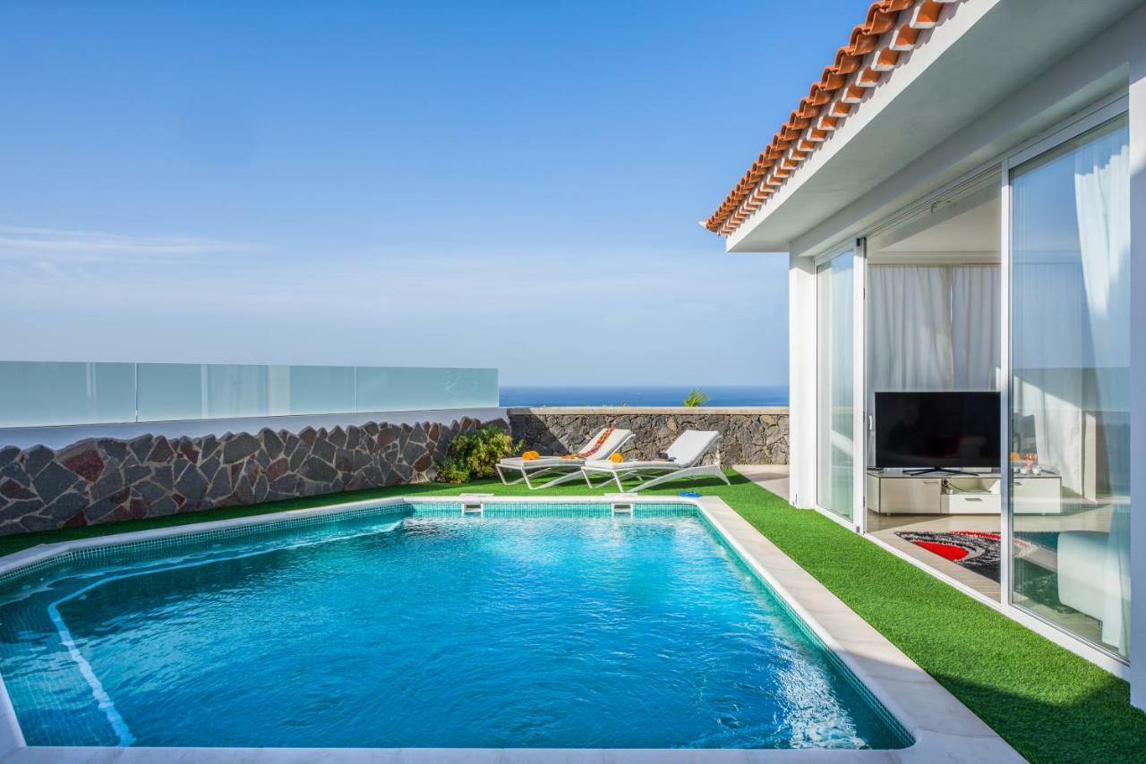 Luxury White Villa With Sea View, Heated Pool Costa Adeje  Extérieur photo